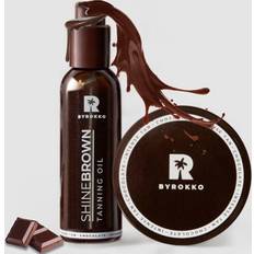 ByRokko Tanning SET, Shine Brown Chocolate Tanning Cream + Tanning Oil