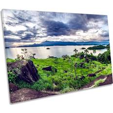 Union Rustic Brazil Green Landscape Lake Photograph Framed Art
