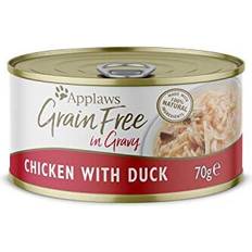 Applaws Natural Grain Free Wet Cat Food, Chicken with Duck in Gravy, 70g