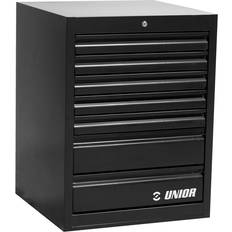 Unior Tool Chest Wide-7 Drawers Black 663 X 650 X 870 MM
