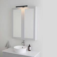 Bathlife Ljus Spegel 6W LED Svart IP44