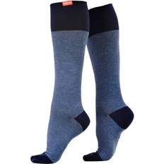 Knee Support & Protection L-XL, Navy Graduated Compression Socks 20-30 mmhg with Cotton VIM&VIGR Multicoloured UK