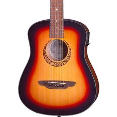 Luna Safari Tribal Travel Tabacco Sunburst Electro-acoustic guitar