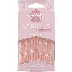 Nail Products Elegant Touch False Nails Acrylic Colour Infusions Spiced Nutmeg