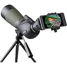 Binoculars & Telescopes Noaled Telescope HD Spotting Scope Tripod Monocular Telescope Waterproof Telescope Zoom Monocular Telescope for Birding Target Shooting with Portable Tripod