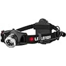 Ledlenser H7R.2 Stirnlampe aufladbar mit Lithium Akku, auch mit 4xAAA Batterien nutzbar, fokussierbar, 300 Lumen, stufenlos dimmbar, Leuchtweite 160m, rotes Rücklicht, USB Ladekabel, schwenkbar