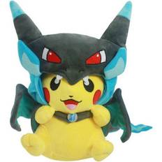 Blue-A Pikachu Cosplay Plush Toys Mega Pokemon Cos Charizard Soft Stuffed Kids Toy