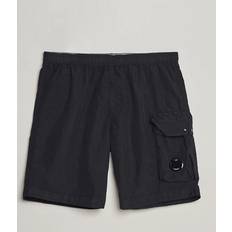 C.P. Company Swimwear C.P. Company Flatt Nylon Cargo Swimshorts Black Schwarz Badehose Grösse: