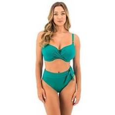 Blommiga Bikiniöverdelar Fantasie Ottawa UW Wrap Bikini Top - Jade Green