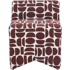 Seating Stools TOV Furniture Pippa Geometric Jacquard Weave Seating Stool