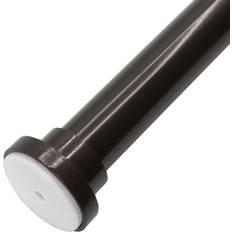 Steel Curtain Rods Meriville 1-inch Metal Spring Tension Rod 18-inch to 30 inch