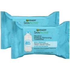 Garnier 25 ct. SkinActive Micellar Waterproof Makeup Remover Wipes Pack of 2