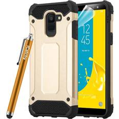 iCatchy Gold For Samsung Galaxy J6 2018 Shockproof Armour Case