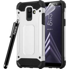 iCatchy Silver For Samsung Galaxy A6 Shockproof Armour Case Cover