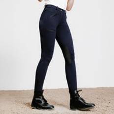 Fouganza Decathlon Horse Riding Patch Jodhpurs - Blue