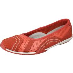 Orange - Women Ballerinas Down To Earth UK 5, Coral Orange Ladies Down To Earth Flat Ballerina Shoes