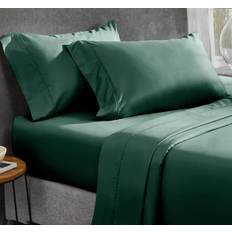 California Design Den 400 Thread Count Bed Sheet Green
