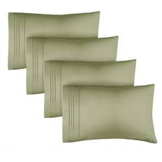 Pillow Cases CGK Unlimited Set 4 Soft Double Pillow Case Green