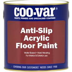 Floor Paints Coo-var Anti-Slip Acrylic Floor Paint Grey 2.5L