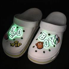 Shoe Charms Crocs Luminous A-Z Letter Croc Charms Clogitz Fit Crocs Jibbitz PVC Shoe Decorative