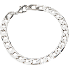 Herre - Sølv Armbånd Twojeys Twojeys Mens Silver Cuban Sterling-silver Bracelet