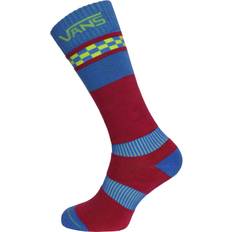 Vans Women Socks Vans Off The Wall Pink/Blue Snow Mid Womens Performance Socks VQJP6MZ Cotton