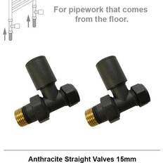 Myhomeware Anthracite Straight Valves