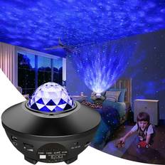 LAHDEK Star Ocean Wave Projector Galaxy Starry Sky Projector With Music Night Light