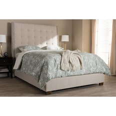 Frame Beds Mercer41 Aticus Tufted Standard Upholstered/Polyester Frame Bed