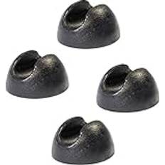 Golvskydd Gummi Svart 4-Pack