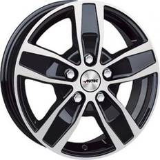 Autec Quantro Gloss Black Polished 6.5x16 5/130 ET66
