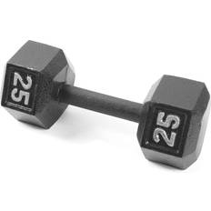 Cap Barbell Fitness Cap Barbell Iron Hex Weights Pair Black, 12 lb