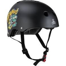 Roller Skating Accessories Triple Eight Triple Eight x Hot Wheels Certified Sweatsaver Skate Helmet Black L-XL