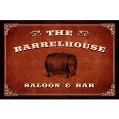 Cotton Framed Art Happy Larry The Barrelhouse Framed Art