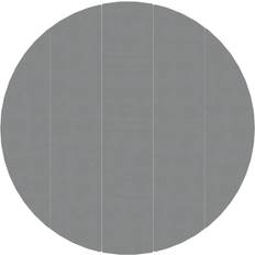 vidaXL Bottenmatta Ljusgrå Ø550 cm Polyester Geotextil