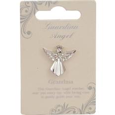 Xpressions Grandma Guardian Angel Silver Coloured Angel Pin With Gem Stone Sentimental Gift Idea