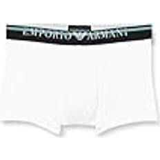 Cheap Emporio Armani Men's Underwear Emporio Armani Herren Men's Underlined Logo Trunks, Weiß