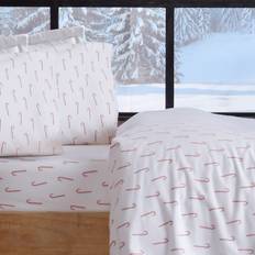 Great Bay Home Extra Soft Holiday Printed Flannel Bed Sheet