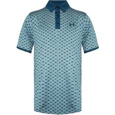 Turquoise Polo Shirts Under Armour Playoff 2.0 Mens Teal Saltire Polo Shirt