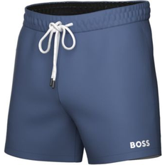 HUGO BOSS Swimming Trunks HUGO BOSS Men's Lee Drawstring 5.3" Swim Trunks, Created for Macy's Open Blue