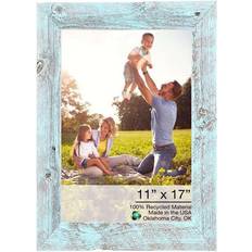 Blue Photo Frames Homeroots 11X17 Rustic Photo Frame