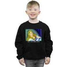 Disney Princess Sweatshirts Children's Clothing Disney Princess Sleeping Beauty Five More Minutes Sweatshirt Black 5-6 Years