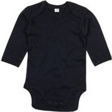 Organic Bodysuits Babybugz Organic Long-Sleeved Bodysuit Black 12-18