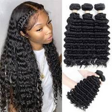 Beauhair Brazilian Deep Wave Bundles Human Bundles Deep Wave 16â€18â€20â€