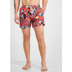 HUGO BOSS Swimming Trunks HUGO BOSS Men's Piranha Graphic 5.3" Swim Trunks, Created for Macy's Red