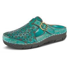 Mujer - Turquesa Sandalias Popcorn Clogs