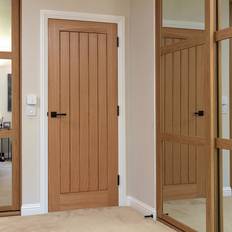 Doors JB Kind Thames Oak Veneered Interior Door (x198.1cm)