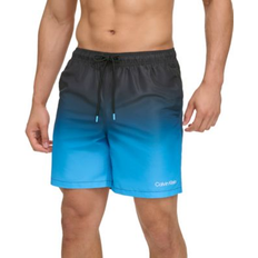 Calvin Klein Swimming Trunks Calvin Klein Men's Sky Gradient 7" Volley Swim Trunks Black