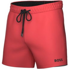 HUGO BOSS Swimming Trunks HUGO BOSS Men's Lee Drawstring 5.3" Swim Trunks, Created for Macy's Red