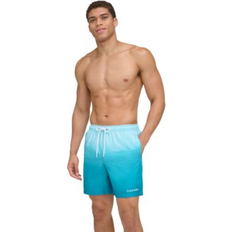 Calvin Klein Swimming Trunks Calvin Klein Men's Gradient Striped 7" Volley Swim Trunks Atlantis